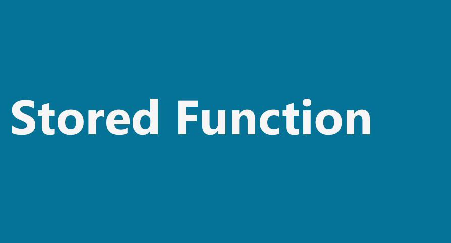 Stored Function