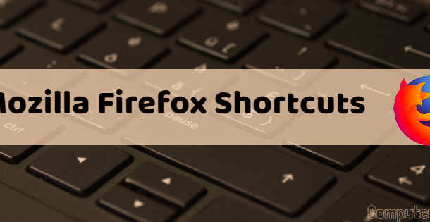 Keyboard Shortcuts in Mozilla Firefox