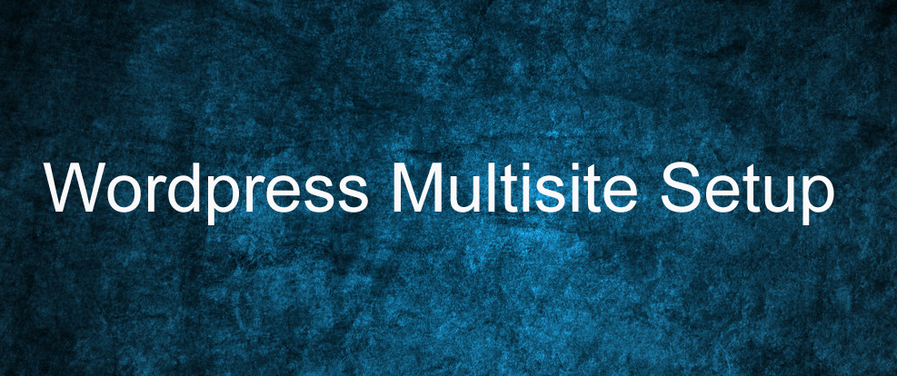 Wordpress Multisite Setup